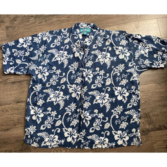 Big Dogs Other - Mens Big Dogs short sleeve button up Hawaiian print size 4XL